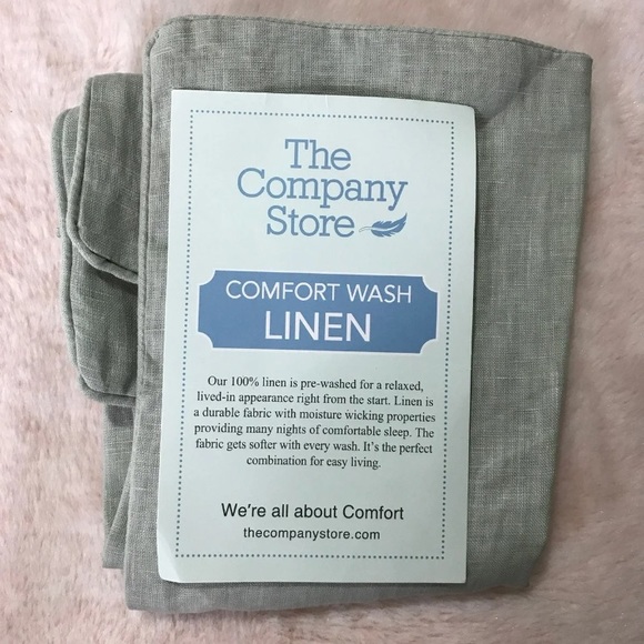 The Company Store Linen Pillow Cover - Picture 1 of 10